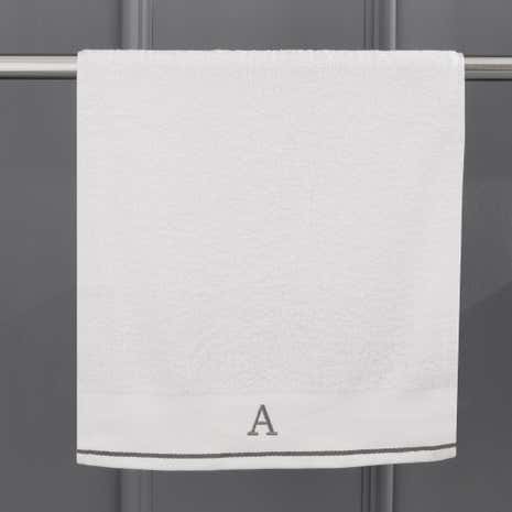 Monogram Hand Towel A