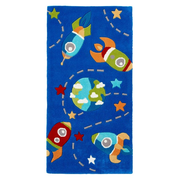 Blue Hong Kong Space Rug