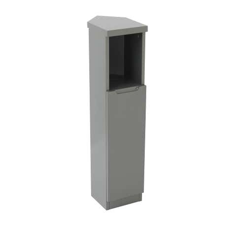 Siena Grey Corner Cabinet