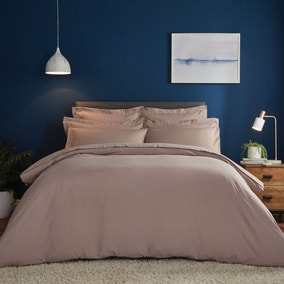 Plain Dye Bedding Easy Care Non Iron Dunelm Fogarty Soft Touch Mink Duvet Cover And Pillowcase Set