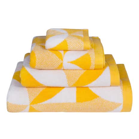 Lindsey Lang Radiate Sun Yellow Towel
