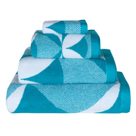 Lindsey Lang Radiate Sea Blue Towel
