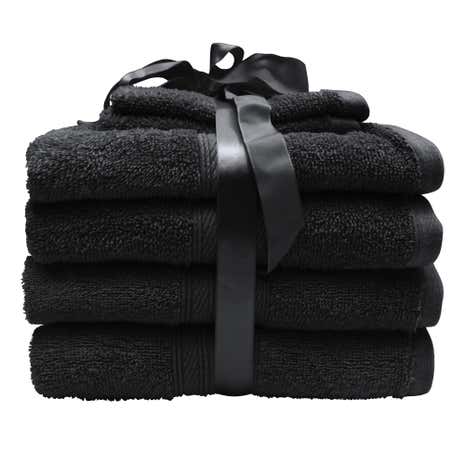 6 Piece Shadow Grey Towel Bale