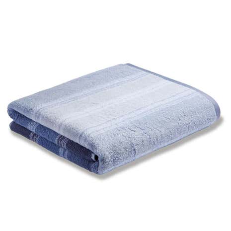 Ombre Stripe Blue Towel