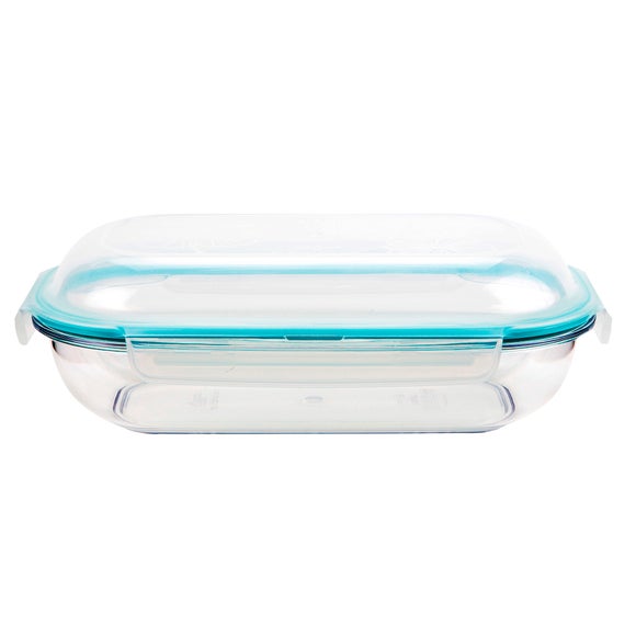 Clearly Lock & Lock Oval 690ml Dome Style Container
