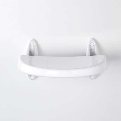 White Foldaway Shower Seat