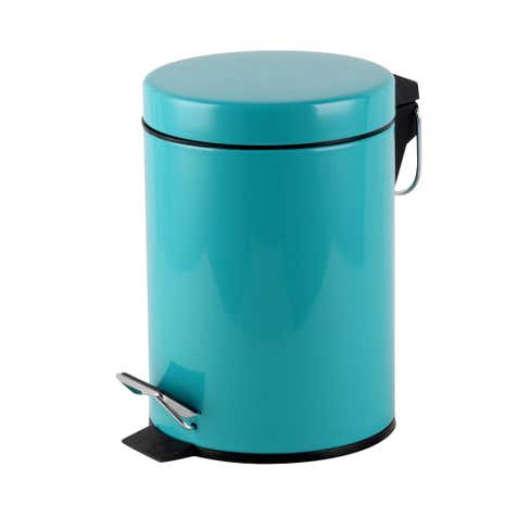 Essentials 3 Litre Teal Pedal Bin