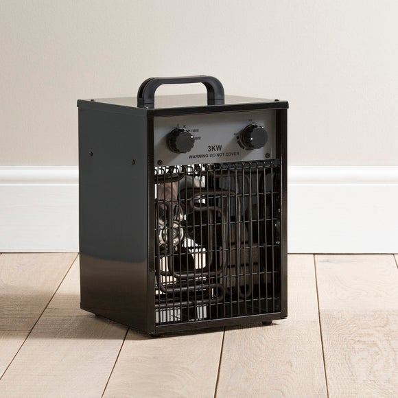 3KW Black Utility Heater