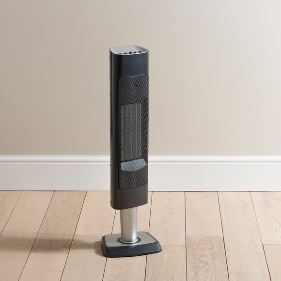 PTC Tower Black Ceramic Fan Heater 2000W