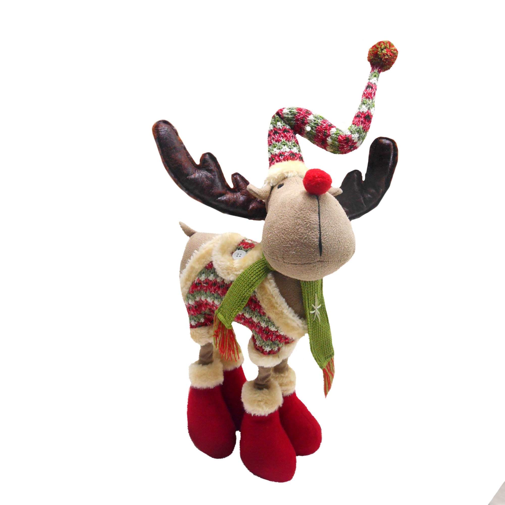 christmas house plush reindeer