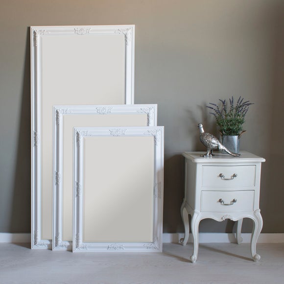 Churchill White 104x74cm Wall Mirror