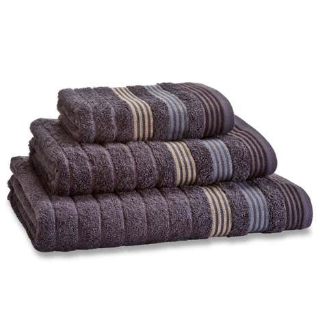 Catherine Lansfield Grey Garrat Towel