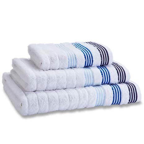 Catherine Lansfield White Garrat Towel