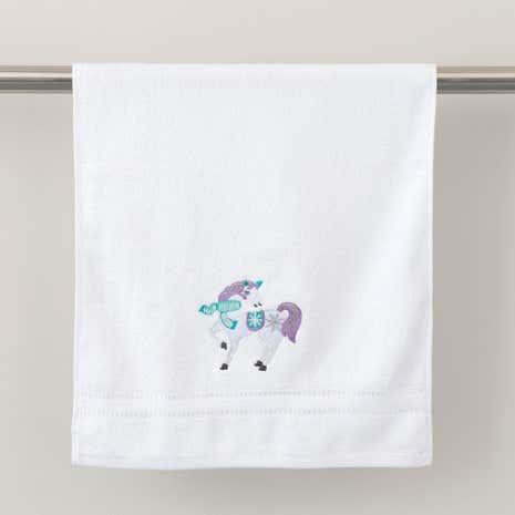 Unicorn Christmas Hand Towel