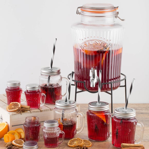 Kilner 18 Piece Vintage Drinks Set