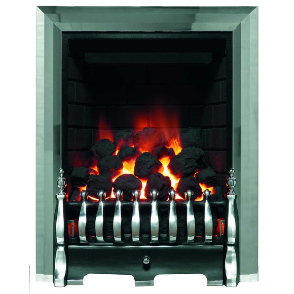 Classic Chrome Deepline Inset Gas Fire