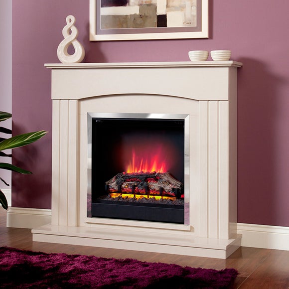 Linmere Electric Suite with Almond Surround