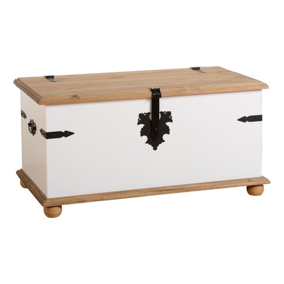 Corona White Storage Chest