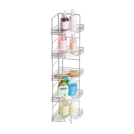 Chrome Corner Storage Rack