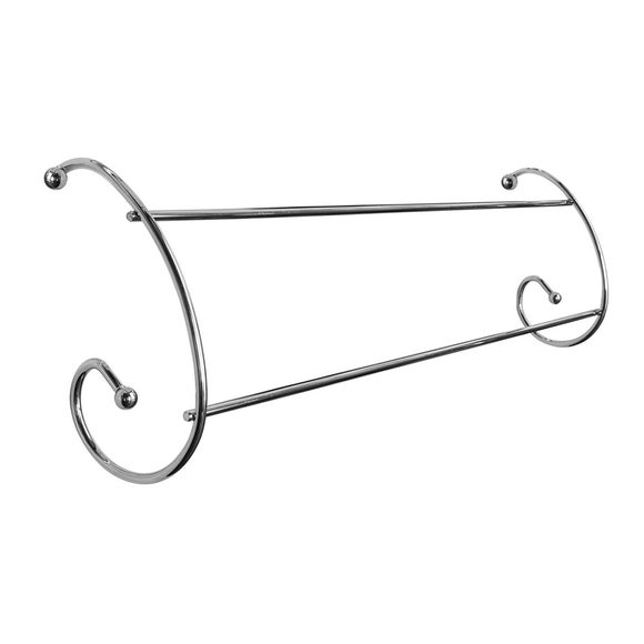 Chrome Set of 2 Twin Rail Radiator Airers