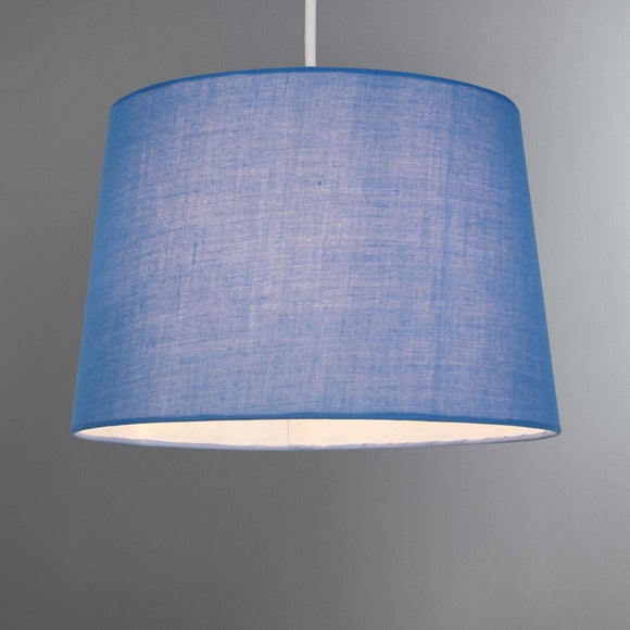 Ruby Periwinkle Blue Drum Shade