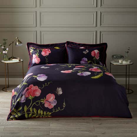 Harris Hatherly By Jane Abbott Sweet Pea Digitally Printed 100 Harris Hatherly By Jane Abbott Sweet Pea Digitally Printed 100 Cotton Duvet Cover And