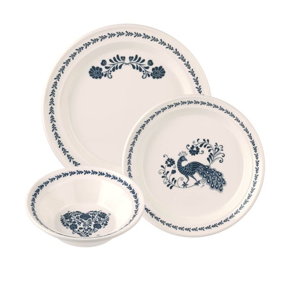 Jan Constantine made by Portmeirion 12 Piece Blue Dinner Set