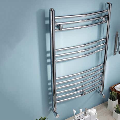 Wide Curved Towel Radiator