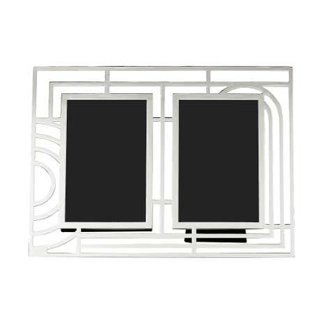 5A Fifth Avenue Silver Multi Aperture Frame