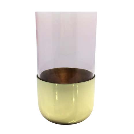 5A Pink Glass Hurricane
