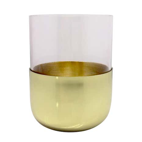 5A Pink Glass Tealight Holder