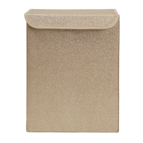 Gold Glitter Laundry Hamper