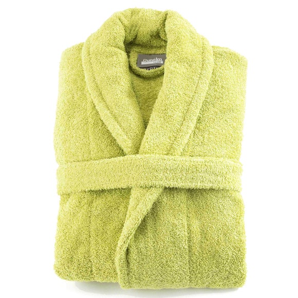 Egyptian Cotton Lime Dressing Gown