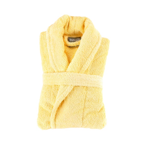 Egyptian Cotton Lemon Dressing Gown