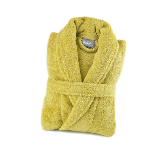 Egyptian Cotton Ochre Dressing Gown