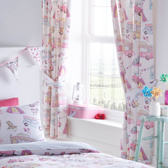 Glamping Pencil Pleat Curtains