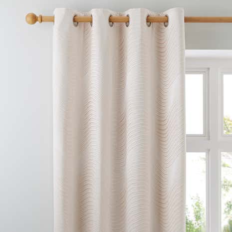 5A Fifth Avenue Fulton Ivory Eyelet Curtains