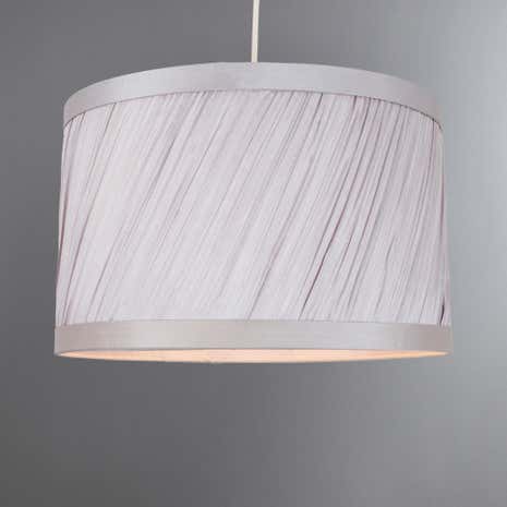 5A Fifth Avenue Hestra Mushroom Grey Pleat Light Shade