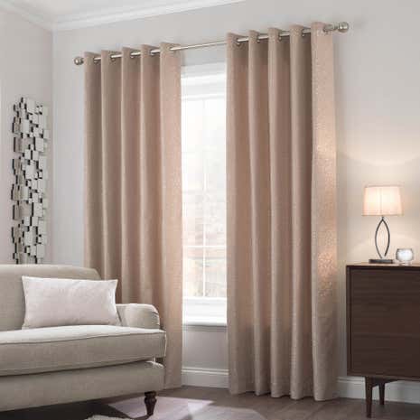 5A Fifth Avenue Madison Blush Eyelet Curtains