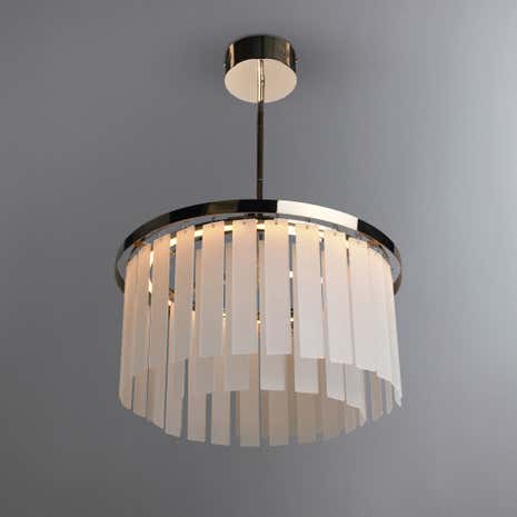 5A Fifth Avenue Tabor Frosted Glass Champagne Fitting