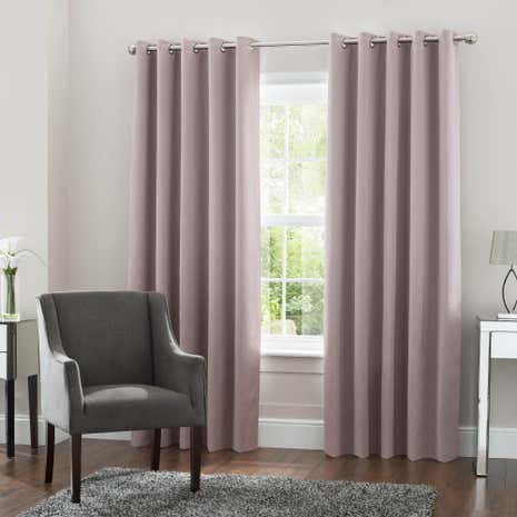 5A Fifth Avenue Venice Blush Blackout Eyelet Curtains