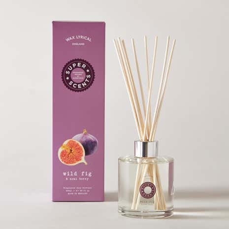 Wax Lyrical Superscents Collection Wild Fig and Acai 200ml Reed Diffuser