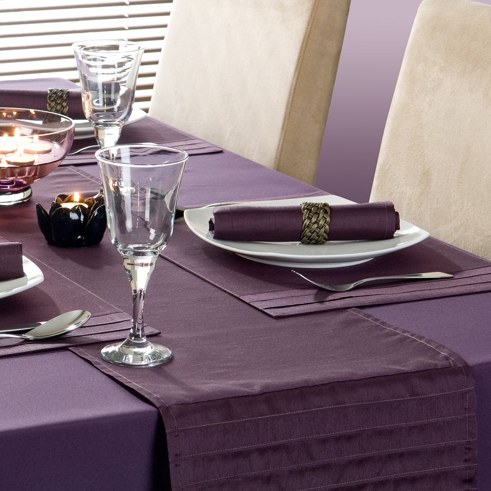 room match table should   and placemats dining Runner table  (Purple) your Aubergine Enhance runner Table