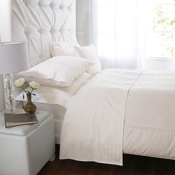 Hotel Cream Stripe 300 Thread Count Bed Linen Collection
