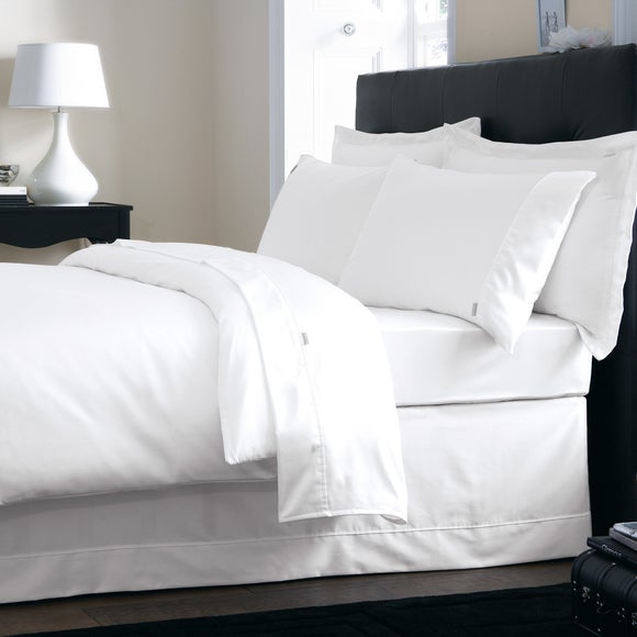 Dorma 350 Thread Count Plain Dye Bed Linen Collection