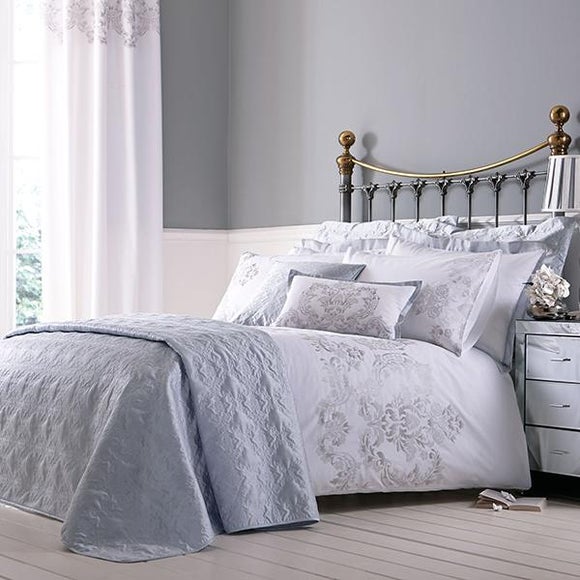 Nina Silver Bed Linen Collection
