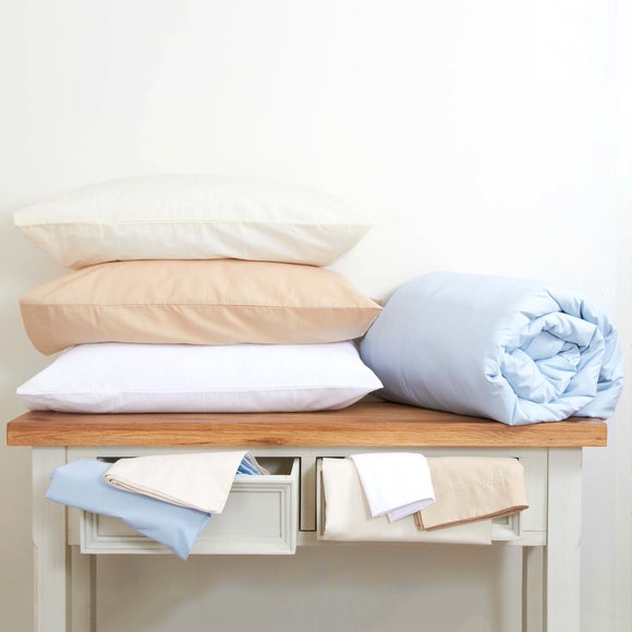 Easycare Plain Dye Bed Linen Collection