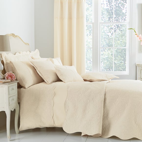 Ebony Cream Bed Linen Collection