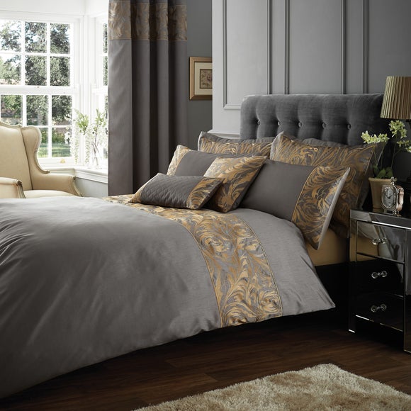 Grayson Pewter Bed Linen Collection