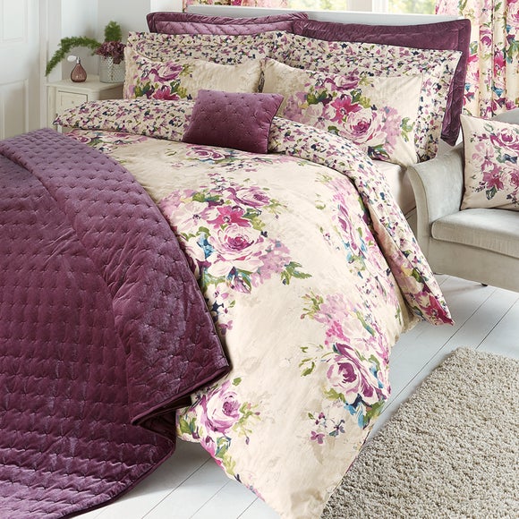 Misty Moors Plum Bed Linen Collection